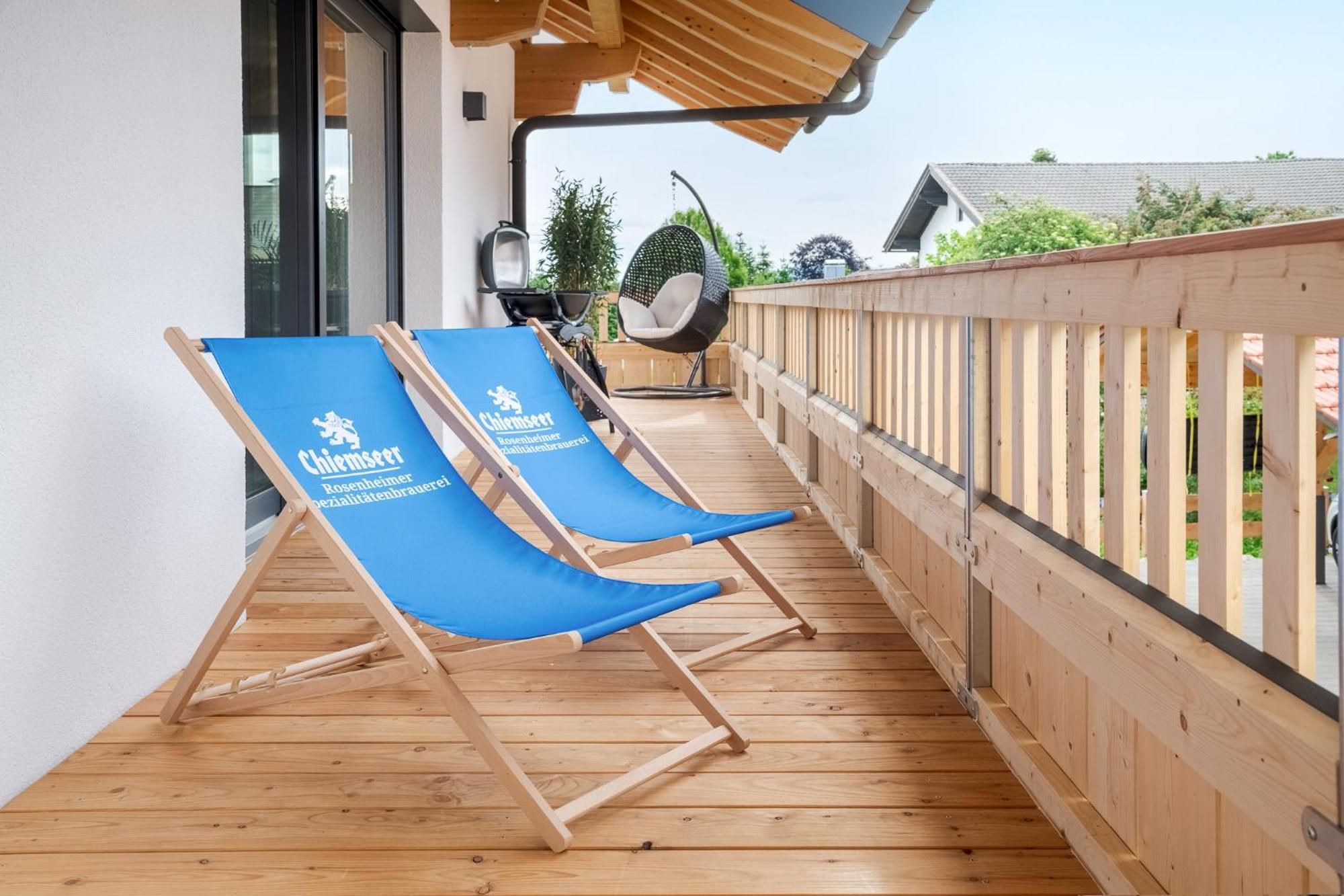 Fenjoy: Ferienapartment In Neubau / Balkon / Bbq Bernau am Chiemsee Exterior photo